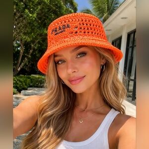 🌟New Prada Crochet Bucket Hat